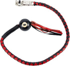 Get Back Whip Black/Red 8 Ball: Motorcycle Get Back Whip still make a terrific way to attract the attention of other drivers 