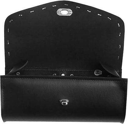 Cowhide Windshield Bag 9686: Cowhide Windshield Bag
Black and Silver