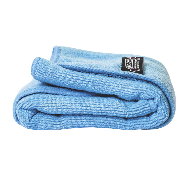Muc-Off Microfiber Cloth: Amazing split-fiber technology vastly increases surface area absorbency to eliminate smears and ble