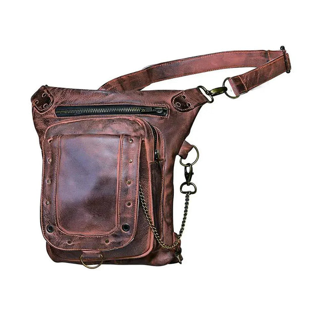 Leather Thigh Bag 5735
