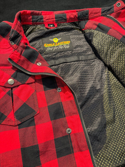 Eagle Leather Jacked AF Shirt: Riding Flannel Shirt
This ain't your grandpa's riding jacket; no fringe, no frills - just func
