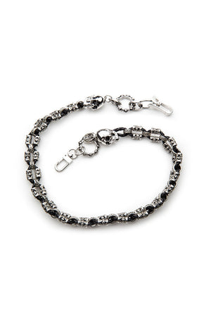 Wallet Chain/Dual Braided Silver 27 Inch: Nice Quality Biker Wallet Chain Leather
WALLET CHAIN,  DUAL BRAIDED 27"
Braided wit