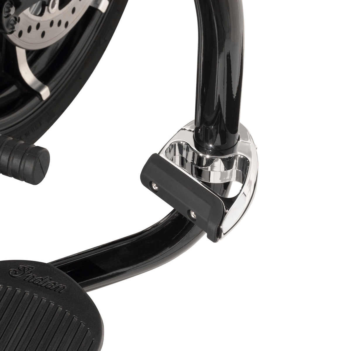 Ciro Toe Rests: The Ciro® Engine Guard Toe Rests are a great addition to your Harley, Indian, or any motorcycle with 1-1/4" e