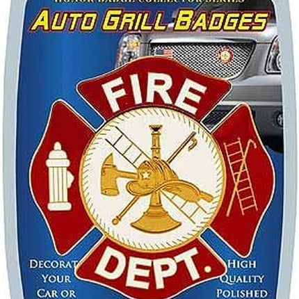 Auto Grill Badge Fire Dept