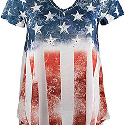 Ladies' Vertical Flag SS Shirt