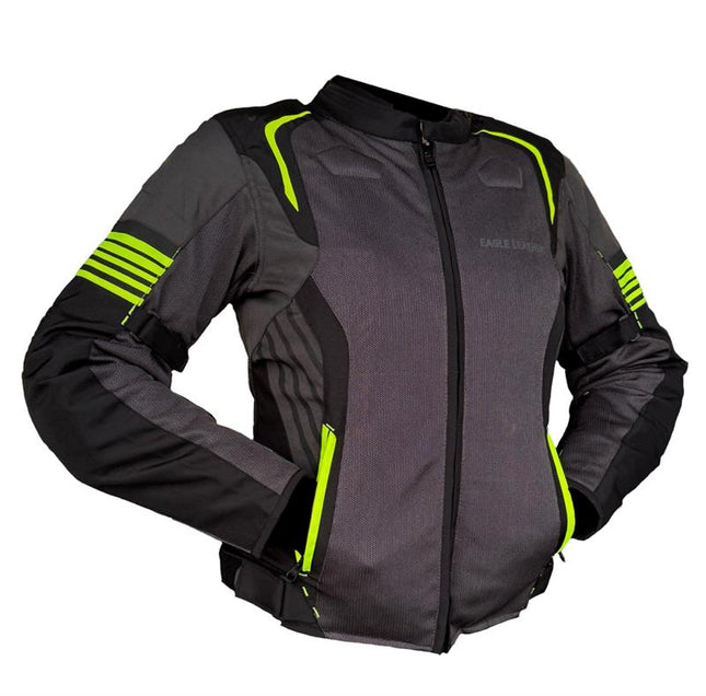 She-Go Women’s Mesh Jacket – Black / Gray