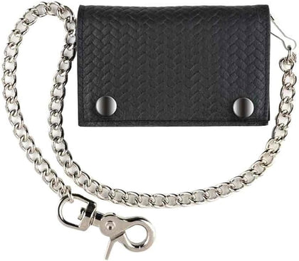 Basket Weave Bi-Fold Chain: Basket Weave Bi-Fold Chain
