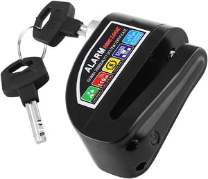 Disk Brake Anti-Theft Alarm Lock: "Holy crap, that is WAY louder than I expected