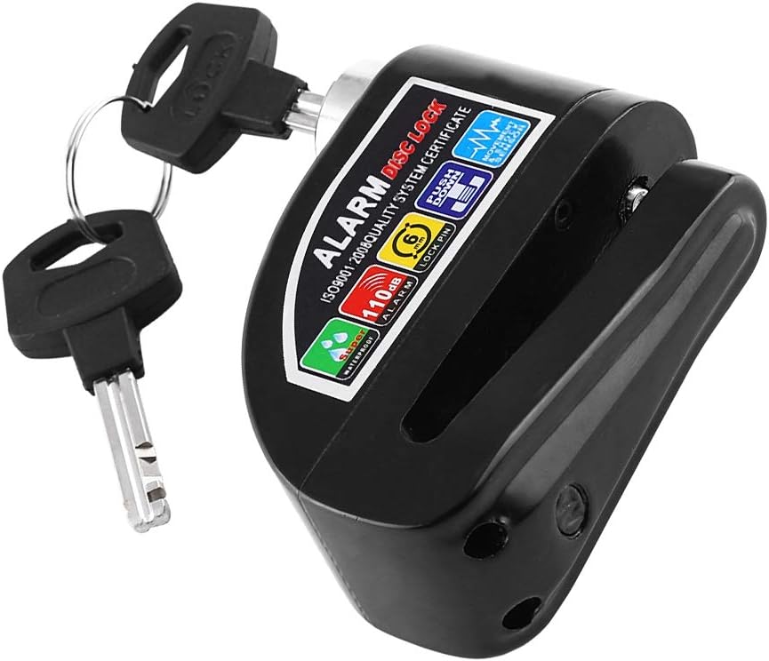 Disk Brake Anti-Theft Alarm Lock: "Holy crap, that is WAY louder than I expected