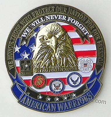 Auto Grill Badge Amer Warriors: Auto Grill Badge Amer WarriorsManufacturer Part Number: MD6128Eagle Emblems MD6128 Car Grill 