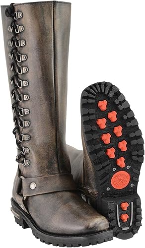 Women's Tall Boot Distressed Brown: Women's Tall Boot Distressed Brown