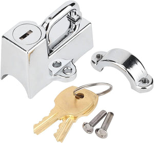 Universal Helmet Lock Chrome: Universal Helmet Lock Chrome