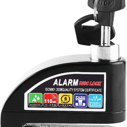 Disk Brake Anti-Theft Alarm Lock