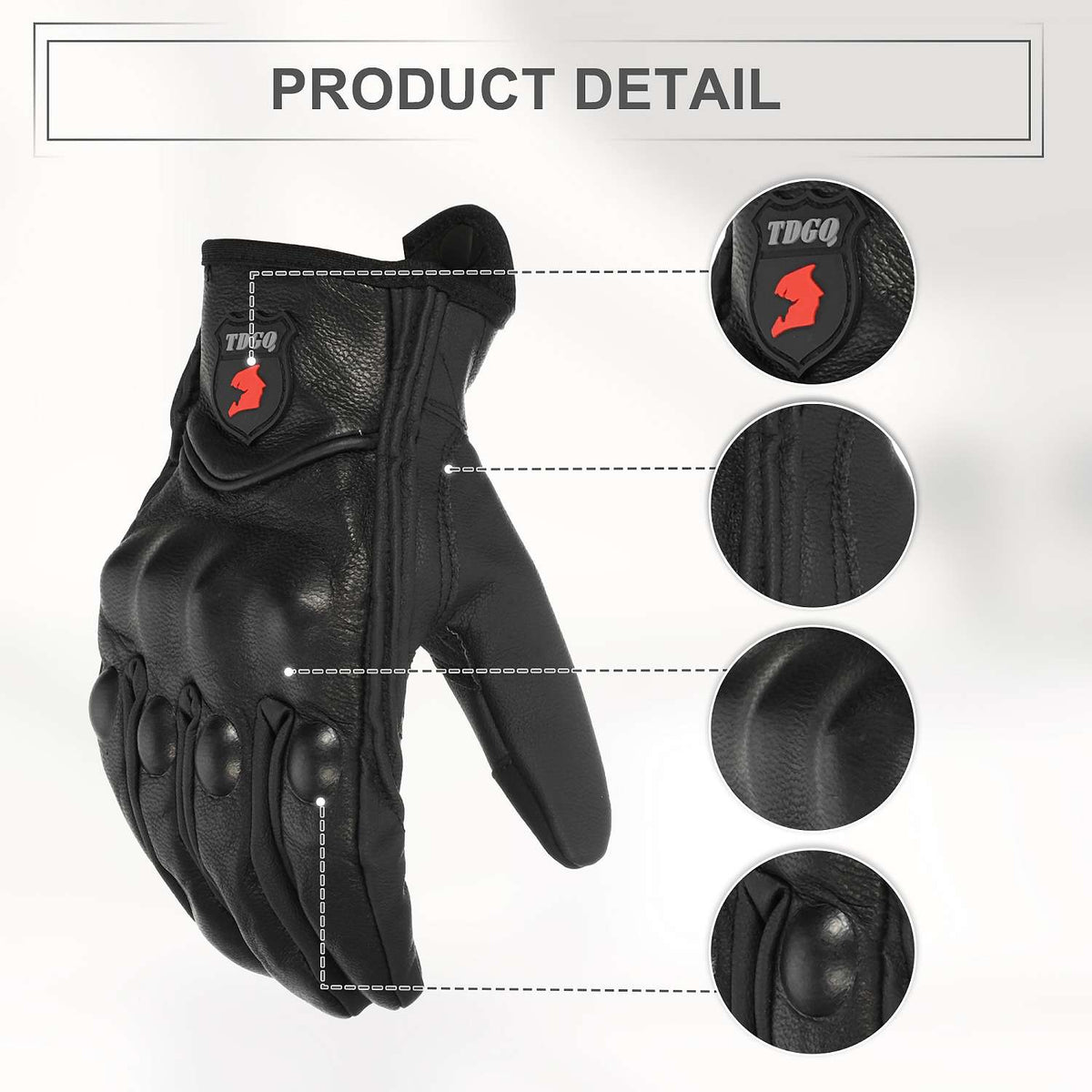 Leather Chase Gloves: Enhance your motorcycle ride with our Leather Chase Gloves