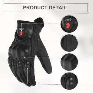 Leather Chase Gloves: Enhance your motorcycle ride with our Leather Chase Gloves
