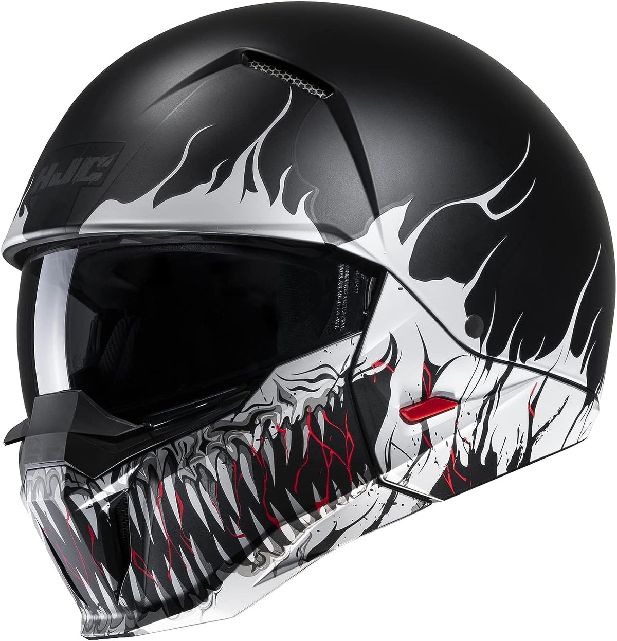 HJC i20 Scraw Graphic: The all-new HJC I20 is designed to give riders a different approach to the classic open-face/half helm
