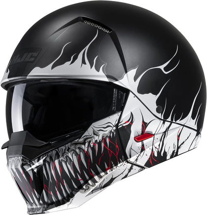 HJC i20 Scraw Graphic: The all-new HJC I20 is designed to give riders a different approach to the classic open-face/half helm