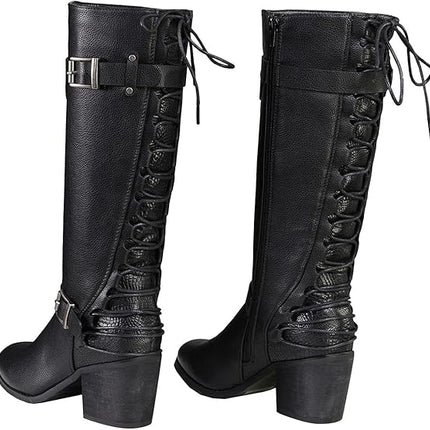 Ladies Back End Laced Boot