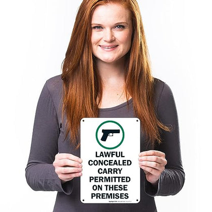 Concealed Carry Welcome: 3" x 7" Sticker

Brand: Sigo Signs


Size: 3"x 7"


Material: Polyethylene (PE)


Mounting Type: Wal