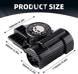 Carbon Fiber Motorcycle Air Horn: 【High volume】: The train horn can emit a strong sound of 150 decibels