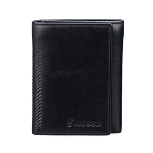 Tri-Fold Wallet Antique Finish: Tri-Fold Wallet Antique Finish