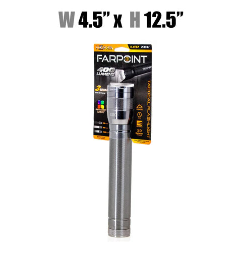 400LM Flashlight W/3D Battery