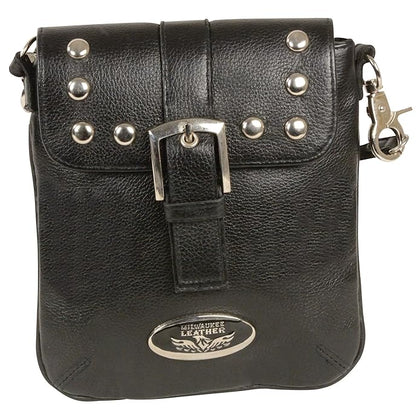 Ladies Studded Shoulder Bag Bk: Ladies Studded Shoulder Bag Bk



1