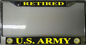 Lic-Frame Army Retired: Lic-Frame Army RetiredEagle Emblems LP3930 Lic