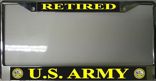 Lic-Frame Army Retired