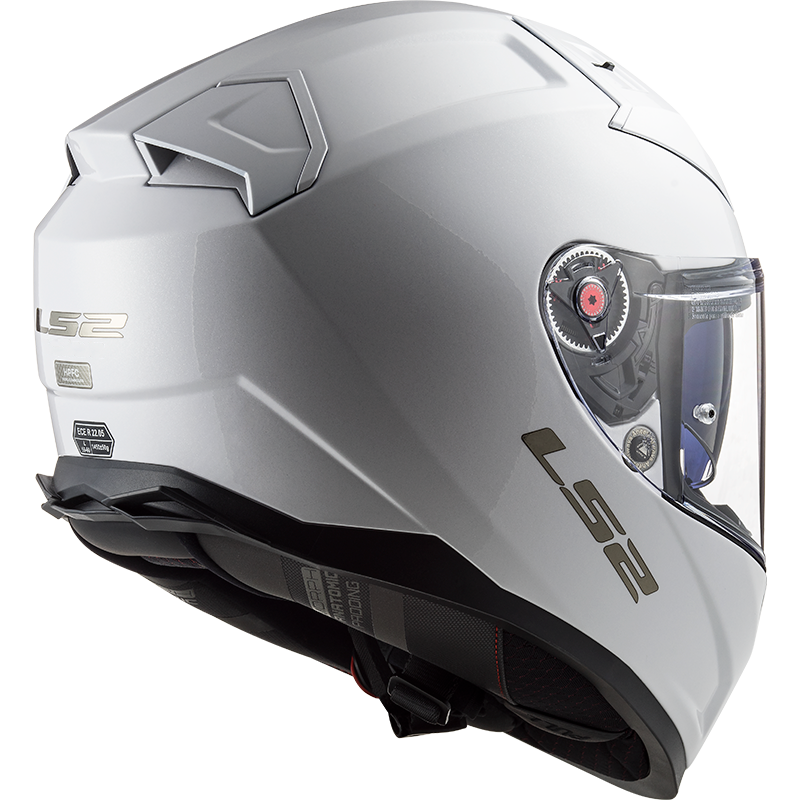 ls2 citation hunter helmet LS2 Citation II Solid Helmet - Gloss White