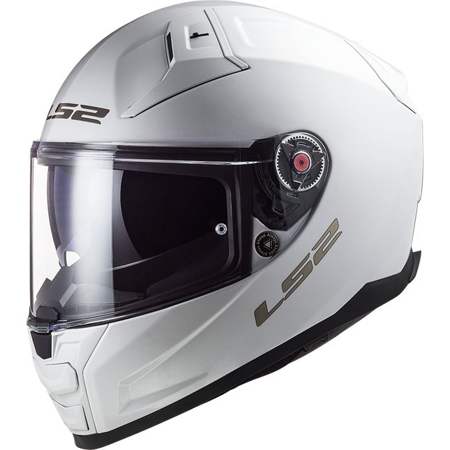 LS2 Citation II Solid Helmet - Gloss White LS2 Citation II Solid Helmet - Gloss White