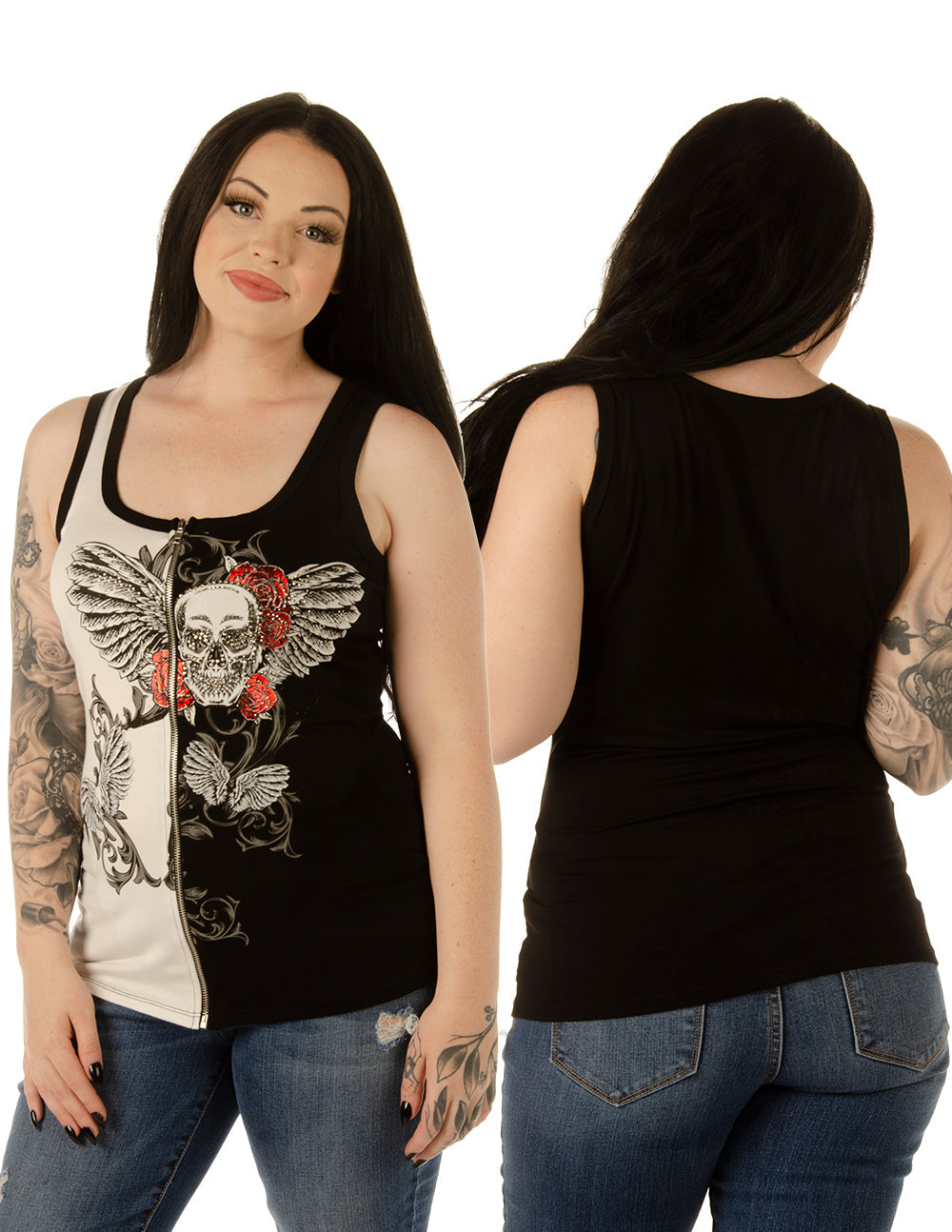 Women's Lilith Zip Up Tank Top