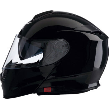 Z1R Solaris Modular Helmet: Injection-molded polycarbonate shell
Closable chin and top vents, along with rear exhaust vent, a