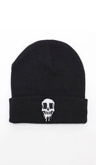 Drip Skull Beanie Black: Drip Skull Beanie Black TGB1428B