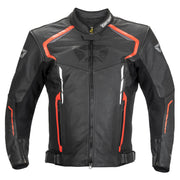 Cortech Chicane Leather Jacket Black/Red