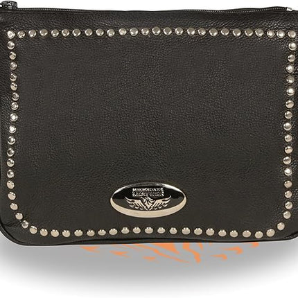 Medium Studded Bag Black