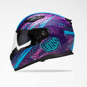 custom purple full face motorcycle helmets Girl Helmet Punk Helmet Skull Mohawk Girls 3D Helmet Death Grim Airbrush Helmet The Torc Del Mar T50 Cali Iridescent Helmet is a timeless helmet design Z1R Jackal Dark Matter Purple