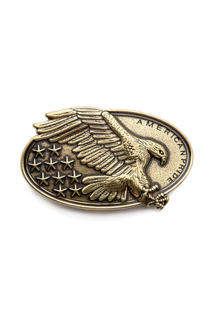 American Pride Belt Buckle: Fits Most Standard Belts
Fits Belts up to 1