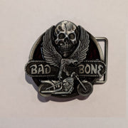 Belt Buckle - Bad Bone: Unleash your inner bad ass with our Belt Buckle - Bad Bone! Featuring a fierce eagle and gnarly skull