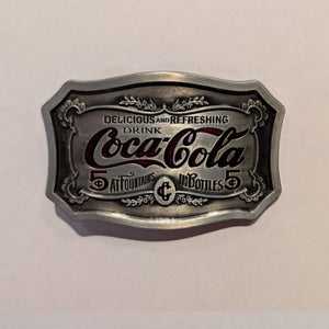 Belt Buckle - Coke: With crisp and stylish vintage detailing, this accessory is the perfect addition to any outfit