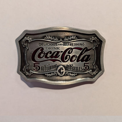 Belt Buckle - Coke: With crisp and stylish vintage detailing, this accessory is the perfect addition to any outfit