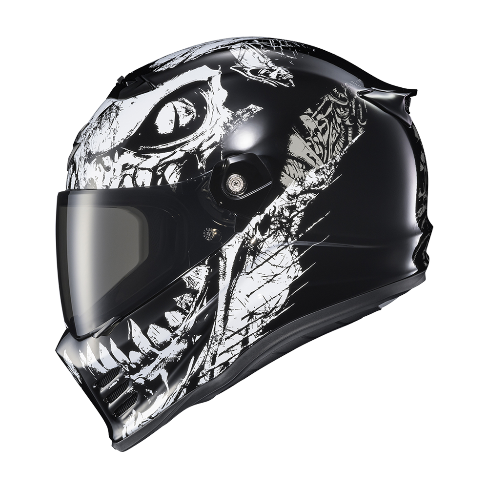 ScorpionEXO Covert FX Caiman Gloss Black Helmet