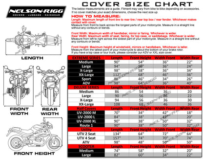 Defender Extreme WP Bike Cover: Made with Industry leading UltraMax® fabric

Maximum UV protection against fading


100% wate