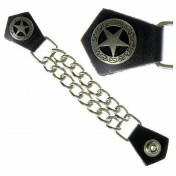 Police Star Vest Extender Silver One Size