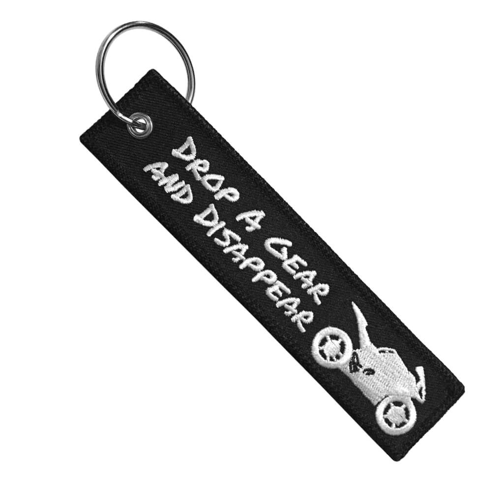 Motorcycle Key Chain - Drop a Gear and Disappear
