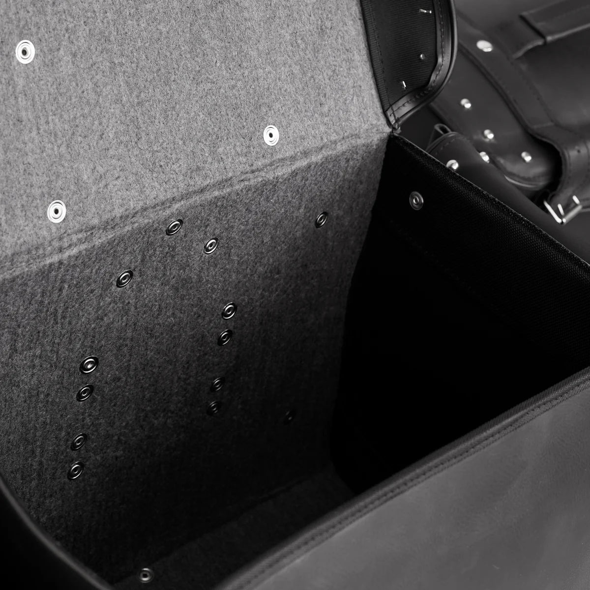 Studded Four Piece Motorcycle Touring Bag DS350S