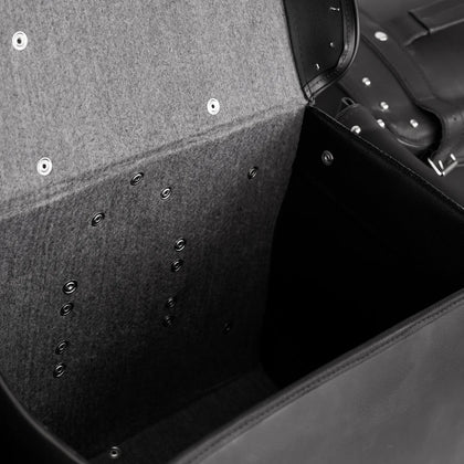 Studded Four Piece Motorcycle Touring Bag DS350S