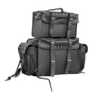 Studded Four Piece Motorcycle Touring Bag DS350S