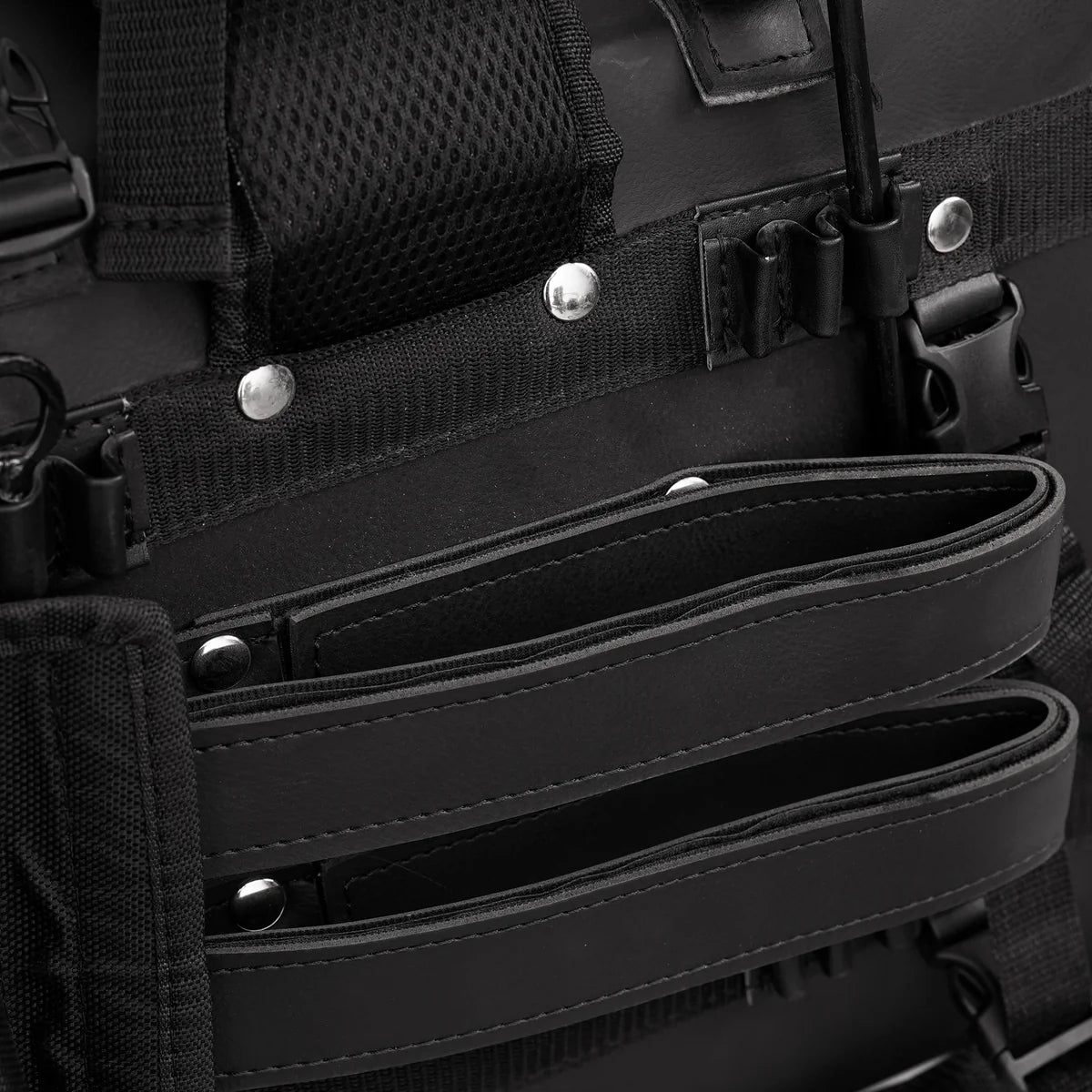 Studded Four Piece Motorcycle Touring Bag DS350S