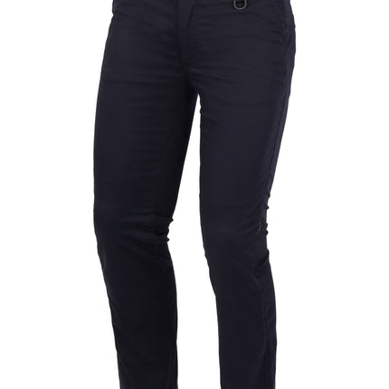 Eagle Leather Chino Mono-Layer Riding Pants in Blue, front three-quarter view